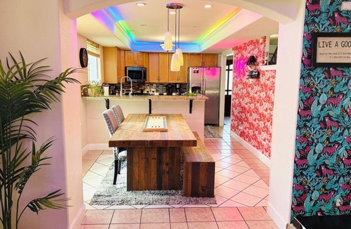 Curtis Park House | RiNo Party Palace: Walkable, Sleeps 30! Hot Tub, Game Rooms, Theater/Gaming area