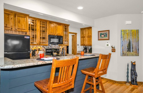 Estes Park Villa | Riverside Luxury RMNP Townhome