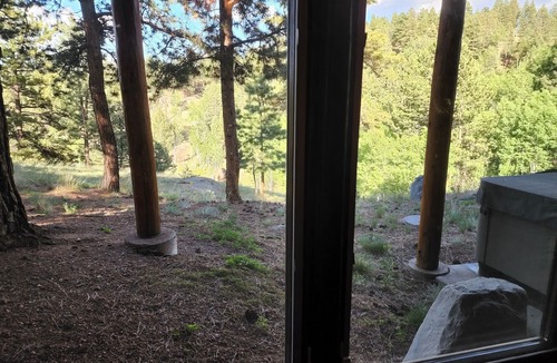 Florissant Apartment | Secluded Guest Suite Covered Hot Tub, Private Drive, Mountain Valley Views
