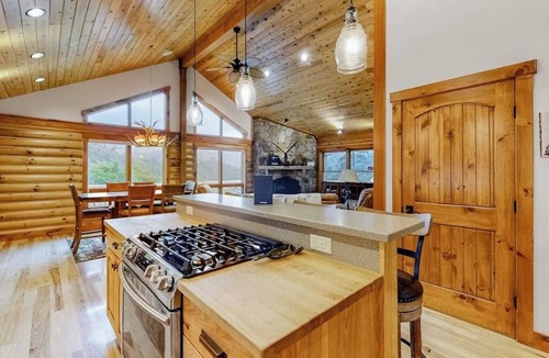 Turtle Lake House | Secluded home with amazing mountain & lake views, deck, fireplace, & WiFi