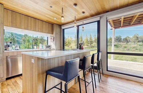 Carbondale House | Secluded unique home in prime location with deck, woodstove, & mountain view
