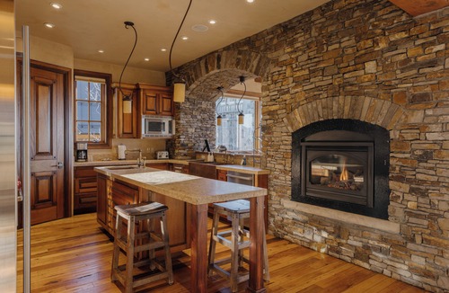 Mountain Village Cabin | See Forever Cabin by InvitedHome | Walk to Hike and Festivals, Fireplace, Views