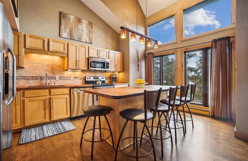 Four O'Clock Condo | Ski-In Breckenridge Condo with Hot Tub & Mountain Views at 4 O'Clock Lodge A16!