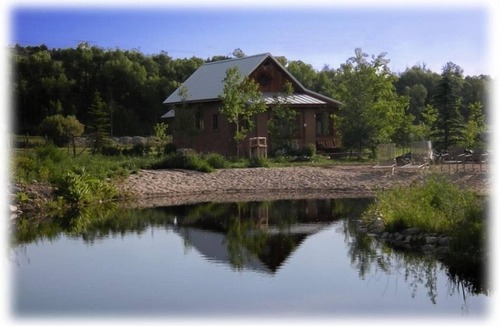 Salida House | Ski Monarch, WiFi, pets, hot tub, pond, trout stream on 35 acres , sleeps 4