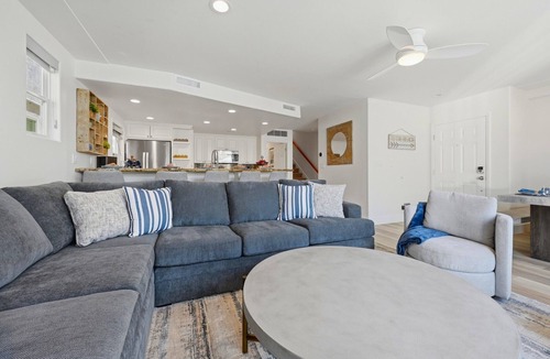 South Mission Beach House | South Mission Beach Shores: Patio, BBQ & AC