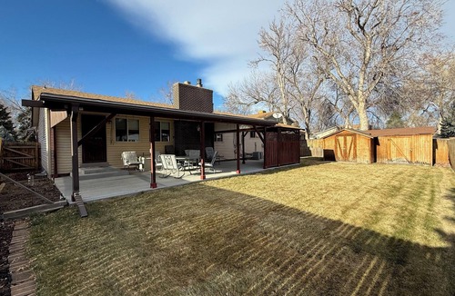 Arvada House | Spacious 3BR Ranch Home across from Lake Arbor Park with Private Covered Patio