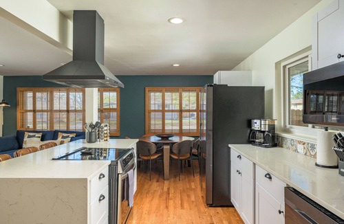 Lamar Heights Area House | Stunning 5 BD Retreat! Close to DT Denver! Sleeps 12! Hot tub! Gameroom!