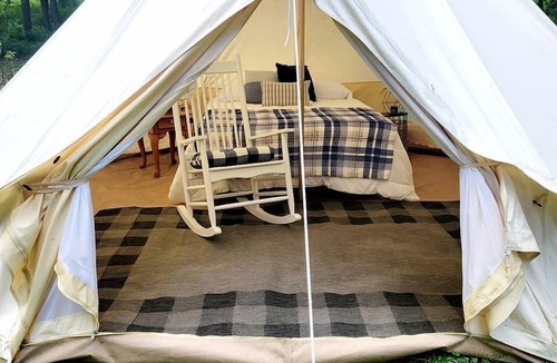 St Croix Falls Cabin | Stunning Cozy Tipi with Fire Pit in Saint Croix Falls, Wisconsin