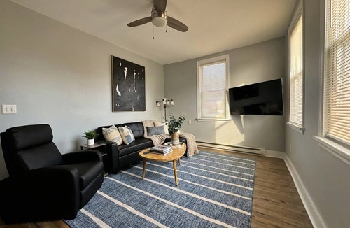 Wilmington Apartment | Stylish Retreat with King Bed & Fast WiFi