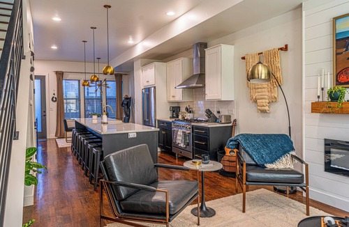 Curtis Park House | Stylish RiNo Townhome with Rooftop Patio Walkable to Downtown, Larimer, Ballpark