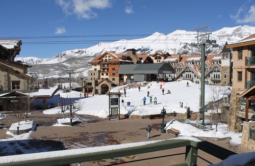 Mountain Village Condo | SUMMERTIME IN THE MOUNTAINS! 1BR/2Bth -VIEWS, garage parking, fireplace, balcony