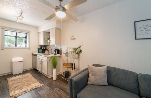 Northeast Colorado Springs Apartment | The Love Nest by the fire in Colorado Springs