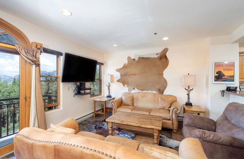 Mountain Village Condo | Unobstructed Mountain Views From Private Balcony in This Stunning 1-Bedroom Resi