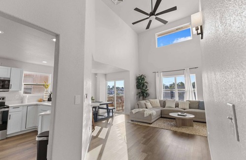 Pueblo West House | Warm 4BR Home with Hot Tub, Sunset Deck,Sleeps 10