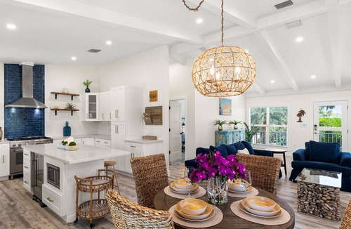 Sugarloaf Shores House | Waterfront Pool Home w/100' Dock, Tiki Hut & Boating Access Near Key West
