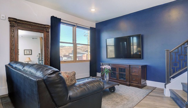 2 story condo w/balconies, hovering above the action of the downtown scene.
