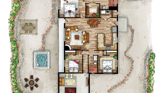 3-bedroom house in El Prado, includes 2 bedroom casita on property.