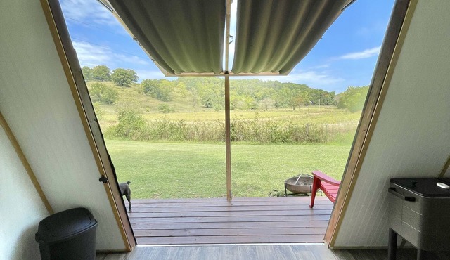 A-Frame Glamping Unit with Electricity! Site 1; The Lucky 1 in Bentonville