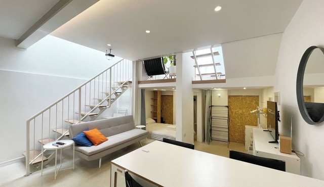 Architect designed split level 68sqm apartment close to kings cross in London
