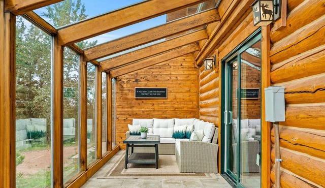 Beautiful Log Cabin on 9 Forested Acres
