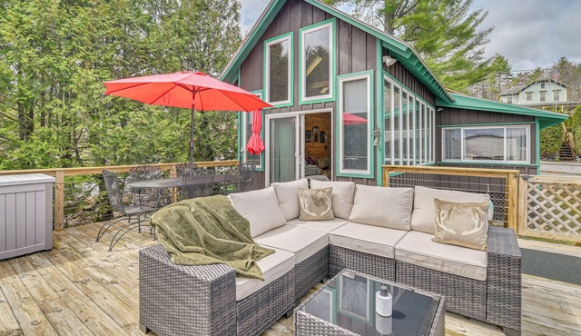 Cottage w/Shared Beach, Great Views, Walk to Town
