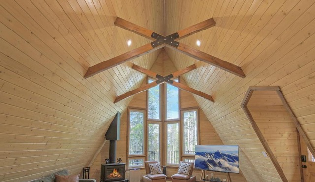 Designer A-Frame Luxury Mountain Home