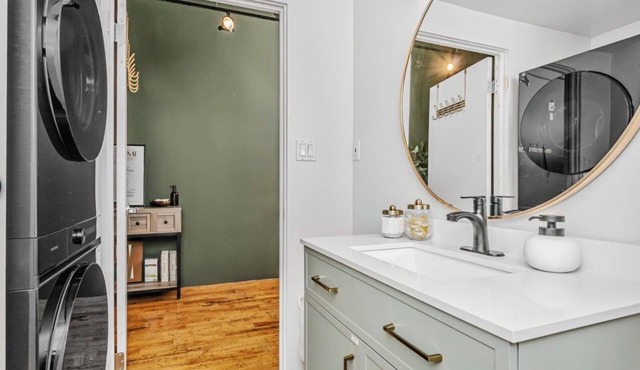 Downtown Two-Level Loft | Private Gym + Parking | Steps From Roger’s Place in Edmonton