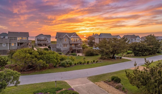 Duck Diamond - Sanderling, Ocean View, 95 Yds to Beach, Hot Tub, Sauna, Community Pool