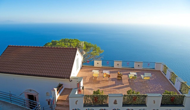 Emerald apartment with stunning panoramic sea view Amalfi Coast in Furore