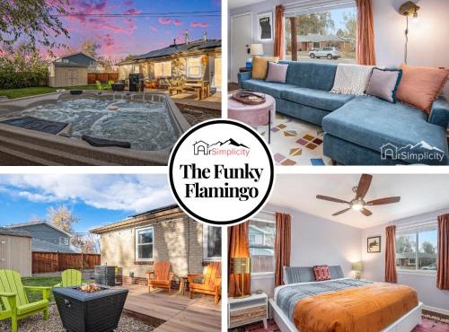 Funky Home with Hot Tub, Backyard, Fire Pit
