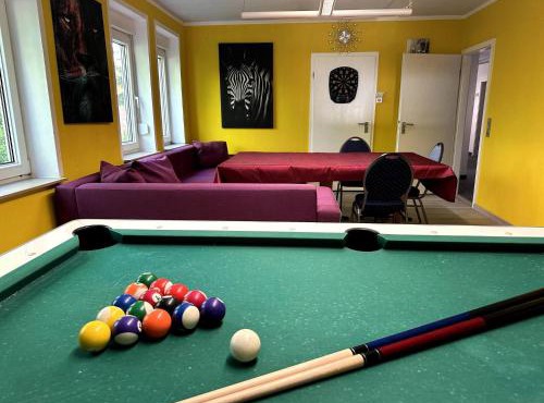 Large accommodation for up to 18 people near Halle Leipzig with Pool Table in Landsberg