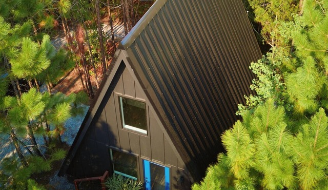 Luxury A-Frame Cabin on 80 acres of private land with diverse terrain. Pets O.K!