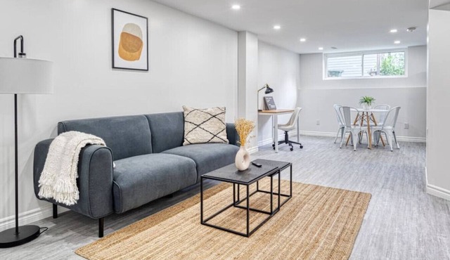 Modern 2BR Basement Suite | Near McMaster & Mohawk in Hamilton