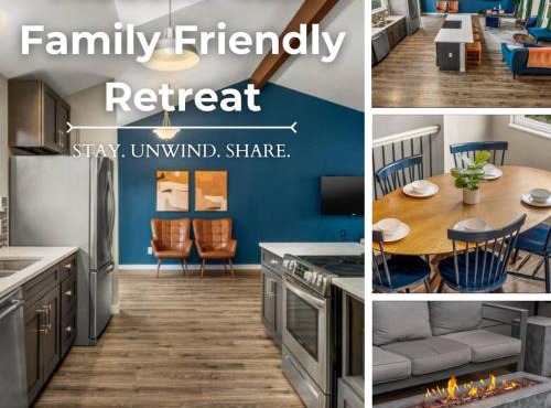 Modern 4BR Family Friendly Retreat W Hot tub