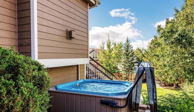 Mountain-View Home with Private Hot Tub, Dog-Friendly Yard, Office, Fireplace