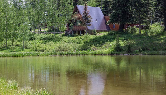 Pet Friendly Cabin on Pond on 1 Acre - Hot Tub - 2 Miles from Purgatory