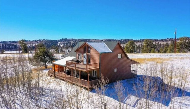Pet Friendly cabin w/fireplace and mountain views