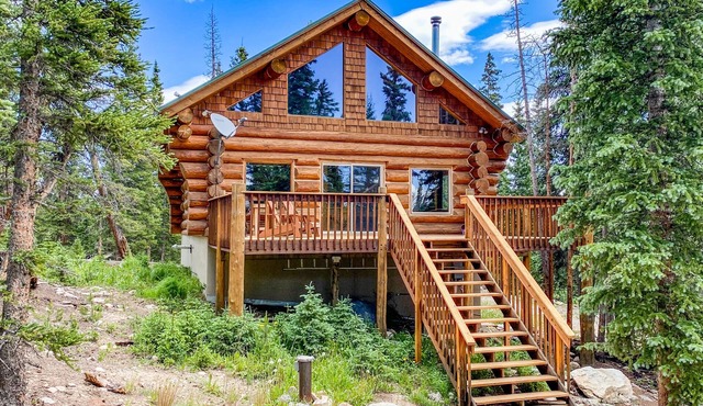 Pet-Friendly Log Cabin - Natl Forest Trail at the Door, 14ers