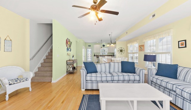 Private beach with Beautiful Sunsets-Kids Bedroom & Entertainment room in Bethany Beach