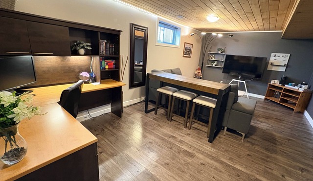 Spacious 1 bedroom basement suite with free parking near CFB, RMC & Downtown. in Kingston