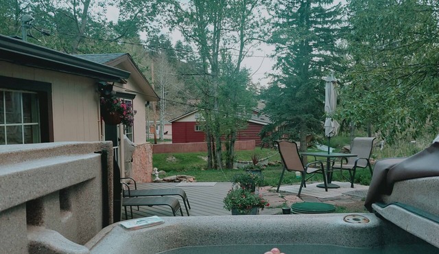 Spacious Creekside Cabin Private hot tub 360° mountain views
