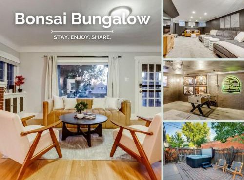 The Bonsai Bungalow Hot Tub Game Room
