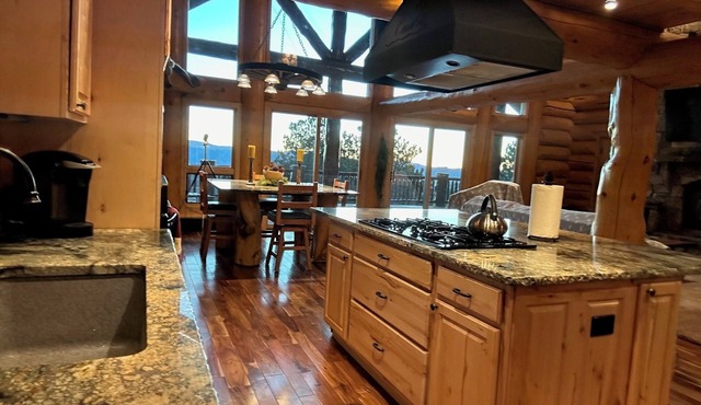 This breathtaking view and home is sitting w/a birds eye view of Pike's Peak.