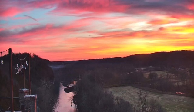 VIEWS One of kind home perched 150 feet on the Cliff above Elk River in Noel, MO