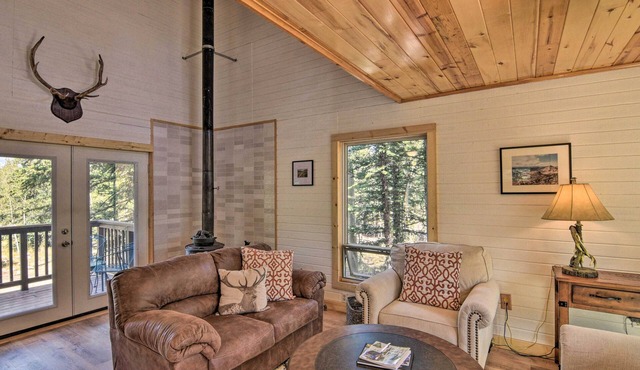 Woodsy Cabin Hideaway w/Deck: Hike, Fish, Escape