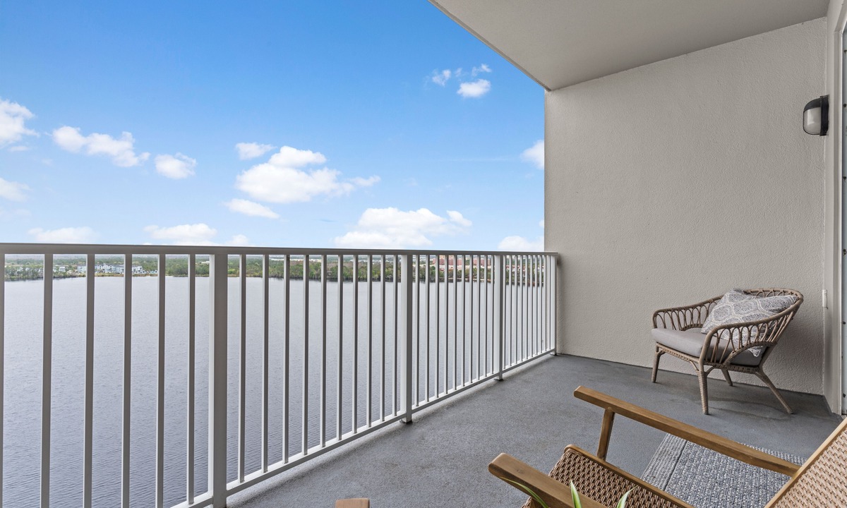 Florida Central Atlantic Coast Condo | Condo is just 2 miles away from Disney, wonderful Lake view family-sized