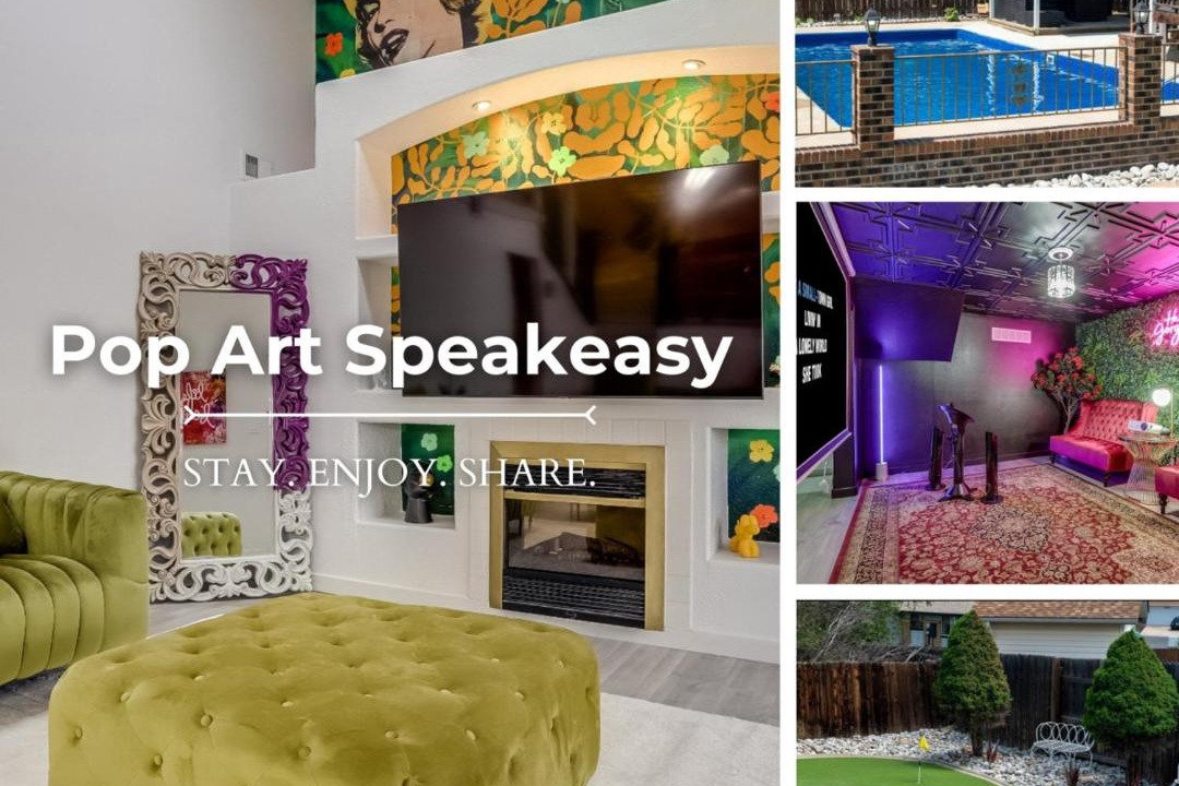 South Westminster House | Pop Art Speakeasy Karaoke Mini Golf Hot Tub & Pool