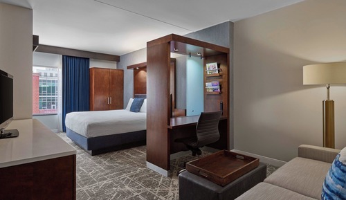 Suite, Multiple Beds, Hearing Accessible (Roll-in Shower & Transfer Shower)