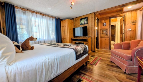 Family Cabin, 1 Bedroom, Kitchen, Mountain View (dog friendly)