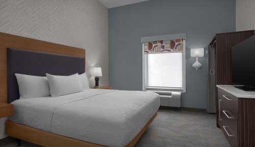 Suite, 1 King Bed, Accessible (Mobility & Hearing, Roll-in Shower)